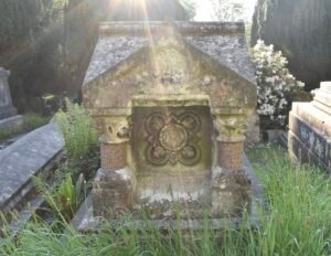 Tomb of Sydney Smirke, Trinity Cemetery (now Woodbury Park Cemetery)